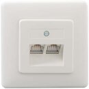 Rutenbeck UAE-Anschlussdose 2-fach Unterputz 2 x 8-polig...