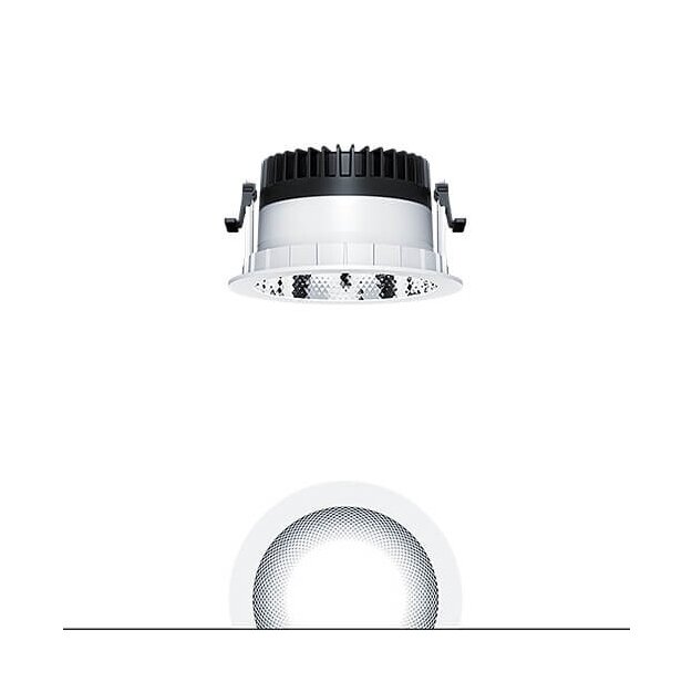 Zumtobel 60819264 LED Decken-Einbauleuchte PANOS R R150 2k-840 LDO H FAL WH