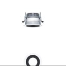Zumtobel 62927246 LED Decken-Einbauleuchte PANOS R R100 2k-840 SWI L BK WH