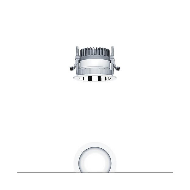 Zumtobel 62927247 LED Decken-Einbauleuchte PANOS R R100 1k-830 LDO L AL WH