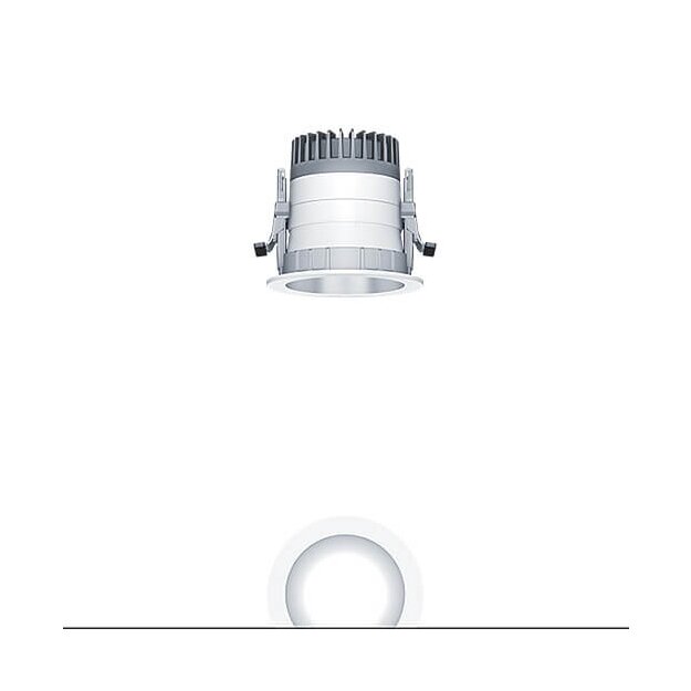 Zumtobel 62927302 LED Decken-Einbauleuchte PANOS R R100 1k-930 SWI H SPC WH