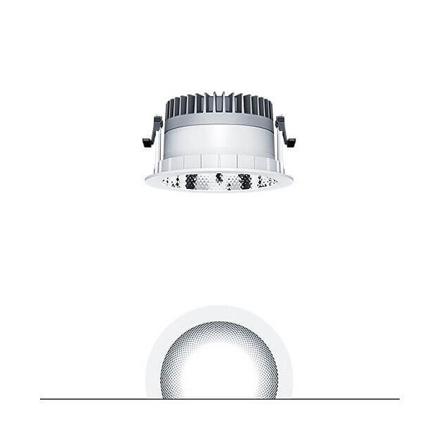 Zumtobel 62927316 LED Decken-Einbauleuchte PANOS R R150 3k-940 LDO H FAL WH