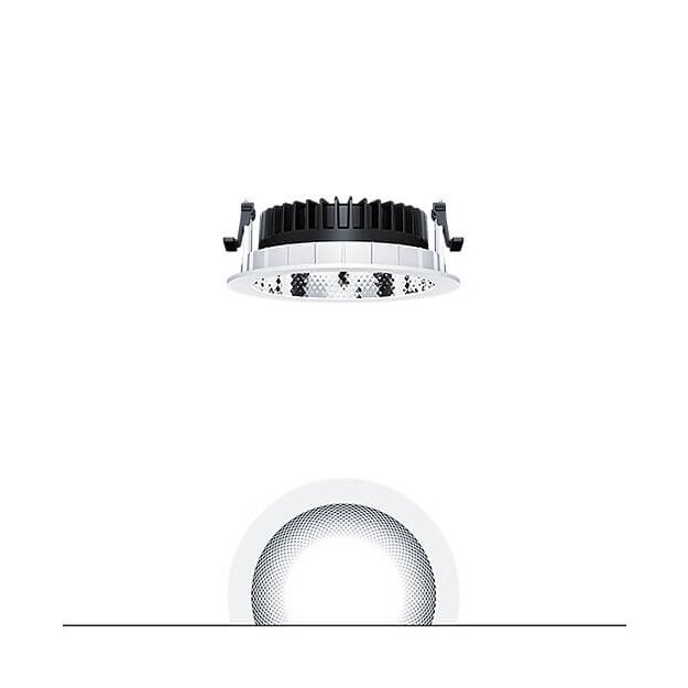 Zumtobel 62927365 LED Decken-Einbauleuchte PANOS R R150 1k-940 LDO L FAL WH
