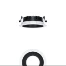 Zumtobel 62927387 LED Decken-Einbauleuchte PANOS R R150 2k-940 SWI L BK WH