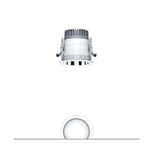 Zumtobel 62926702 LED Decken-Einbauleuchte PANOS R R100 1k-840 SWI H AL WH