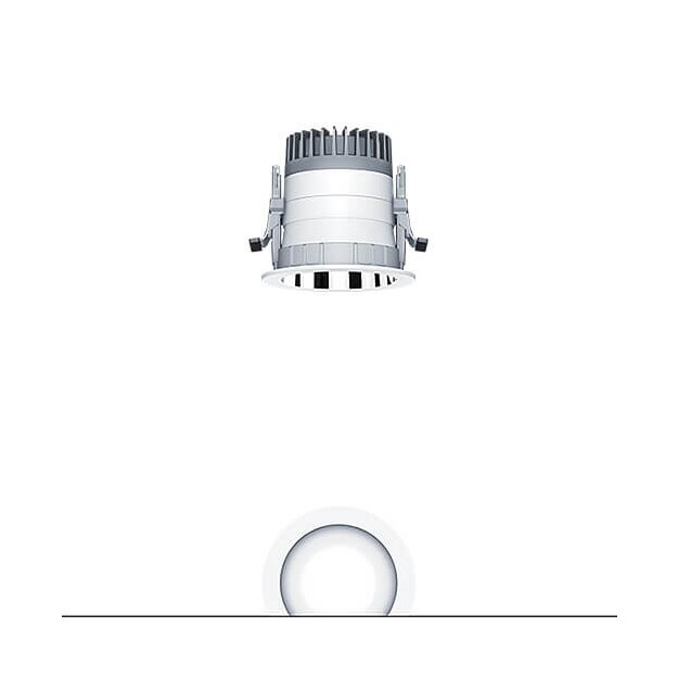 Zumtobel 62926708 LED Decken-Einbauleuchte PANOS R R100 1k-830 LDO H AL WH