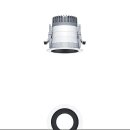 Zumtobel 62926712 LED Decken-Einbauleuchte PANOS R R100 1k-830 LDO H BK WH