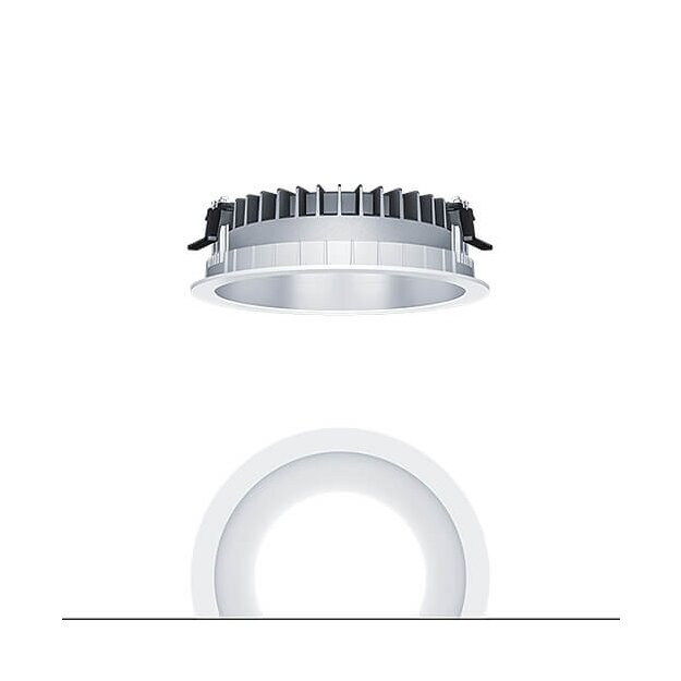 Zumtobel 62926954 LED Decken-Einbauleuchte PANOS R R200 4k-840 LDO L SPC WH