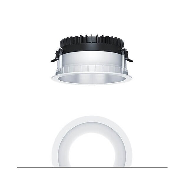 Zumtobel 62927058 LED Decken-Einbauleuchte PANOS R R200 1k-940 SWI H SPC WH