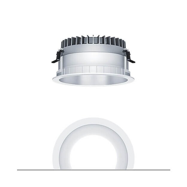 Zumtobel 62927073 LED Decken-Einbauleuchte PANOS R R200 4k-940 SWI H SPC WH