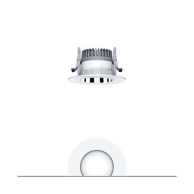 Zumtobel 62927746 LED Decken-Einbauleuchte PANOS R R100 1k-940 LDO L AL RET WH