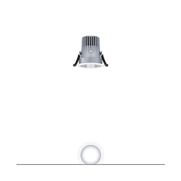 Zumtobel 62927890 LED Decken-Einbauleuchte PANOS R R68 1K-930 SWI FL SPC WH