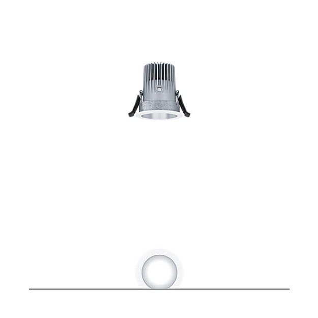 Zumtobel 62927891 LED Decken-Einbauleuchte PANOS R R68 1K-930 SWI VFL SPC WH