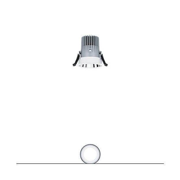 Zumtobel 62927907 LED Decken-Einbauleuchte PANOS R R68 1K-930 LDO VFL AL TL