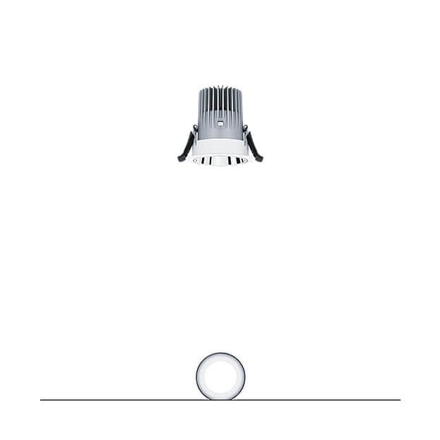 Zumtobel 62927932 LED Decken-Einbauleuchte PANOS R R68 1K-940 LDO FL AL TL