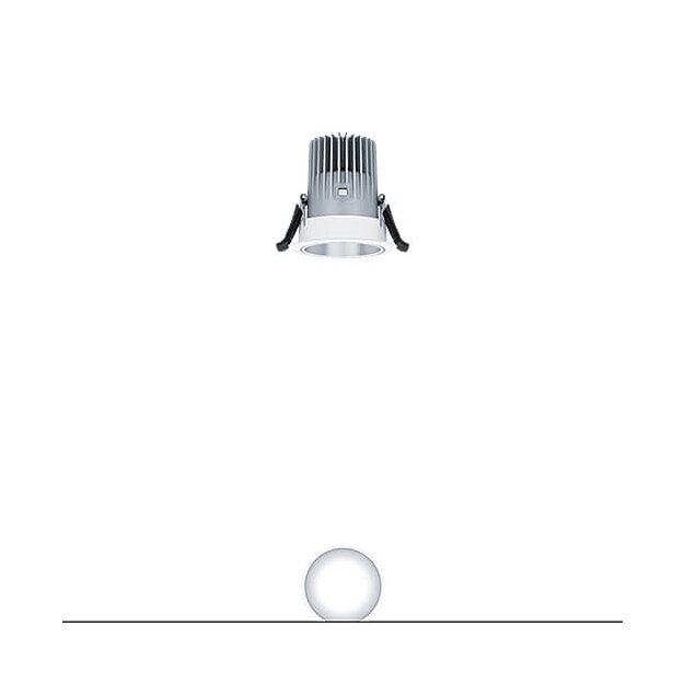 Zumtobel 62927934 LED Decken-Einbauleuchte PANOS R R68 1K-940 LDO FL SPC TL