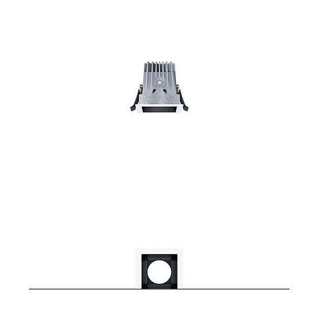 Zumtobel 62927978 LED Decken-Einbauleuchte PANOS R Q68 1K-930 SWI FL BK WH