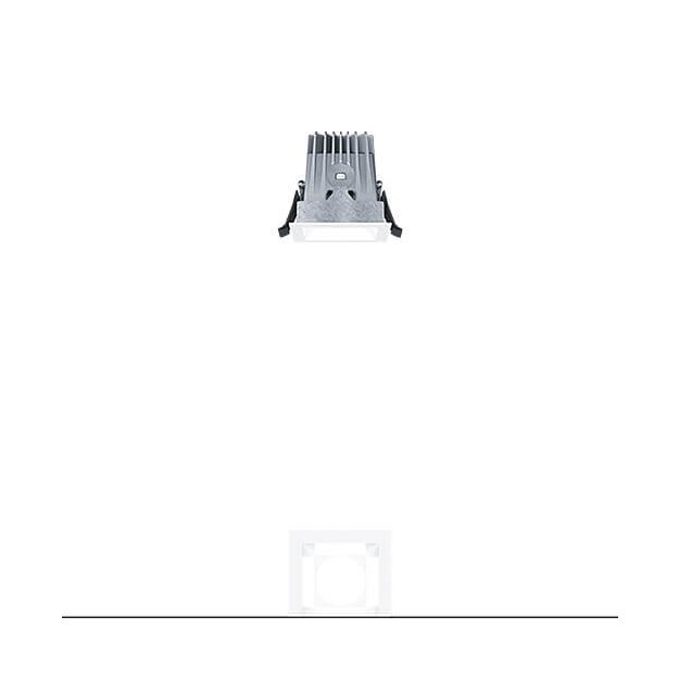 Zumtobel 62928011 LED Decken-Einbauleuchte PANOS R Q68 1K-940 LDO FL WH WH