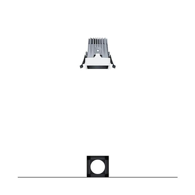 Zumtobel 62928022 LED Decken-Einbauleuchte PANOS R Q68 1K-940 LDO FL BK TL
