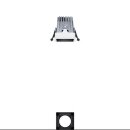Zumtobel 62928022 LED Decken-Einbauleuchte PANOS R Q68 1K-940 LDO FL BK TL