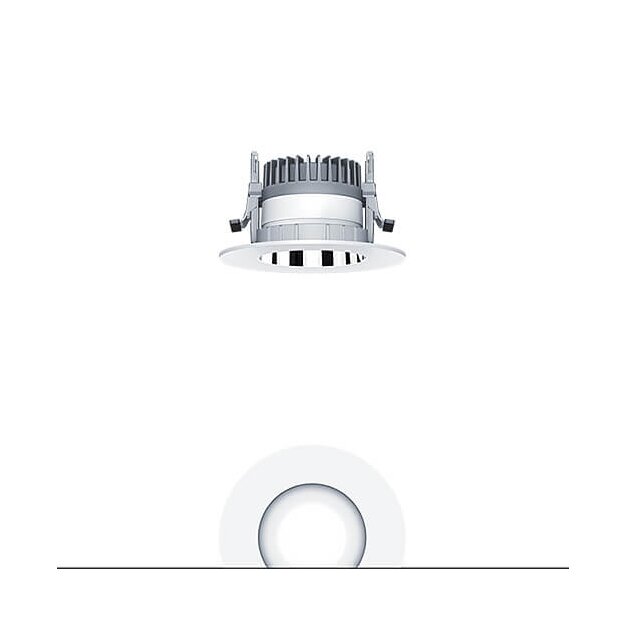 Zumtobel 62929062 LED Decken-Einbauleuchte PANOS R R100 1k-830 LDO L AL RET WH