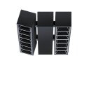 Zumtobel 42188517 LED-Strahler 2x7 SCENO 2X7 7000-830 SWI P3GU DA BK
