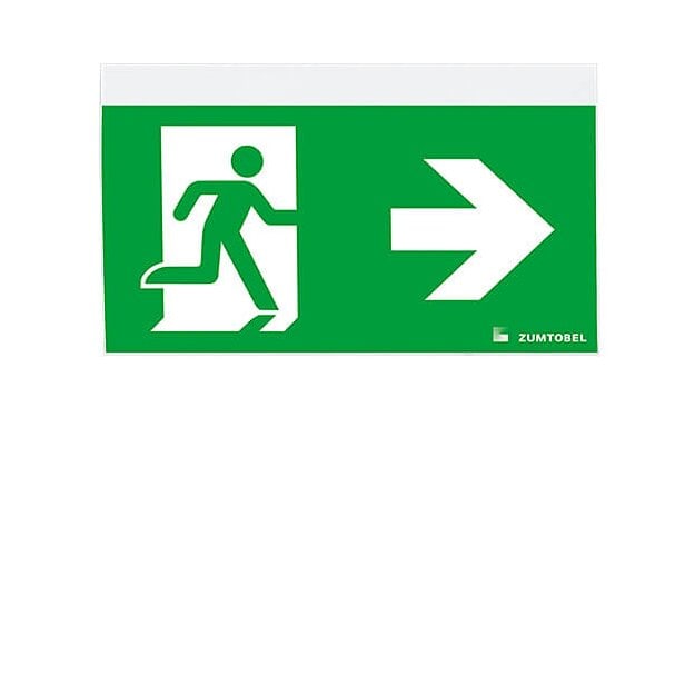 Zumtobel 22168650 Sicherheitszeichen COMSIGN 150 MSC/MRC SP1-E002-R