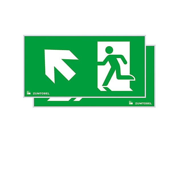 Zumtobel 22900434 Sicherheitszeichen PURESIGN 150 MSC/MRC SP2-E002-UPLR SR