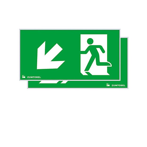 Zumtobel 22900435 Sicherheitszeichen PURESIGN 150 MSC/MRC SP2-E001-DLR SR