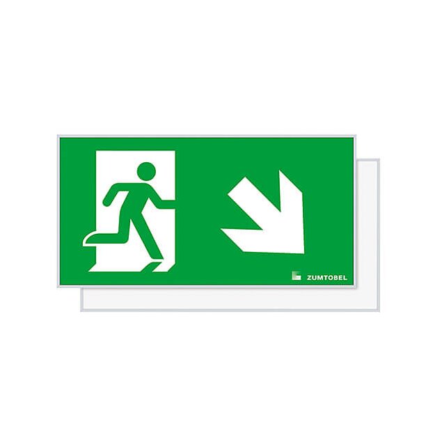 Zumtobel 22171535 Sicherheitszeichen PURESIGN 150 TEC-GP SP1-E002-DR WH