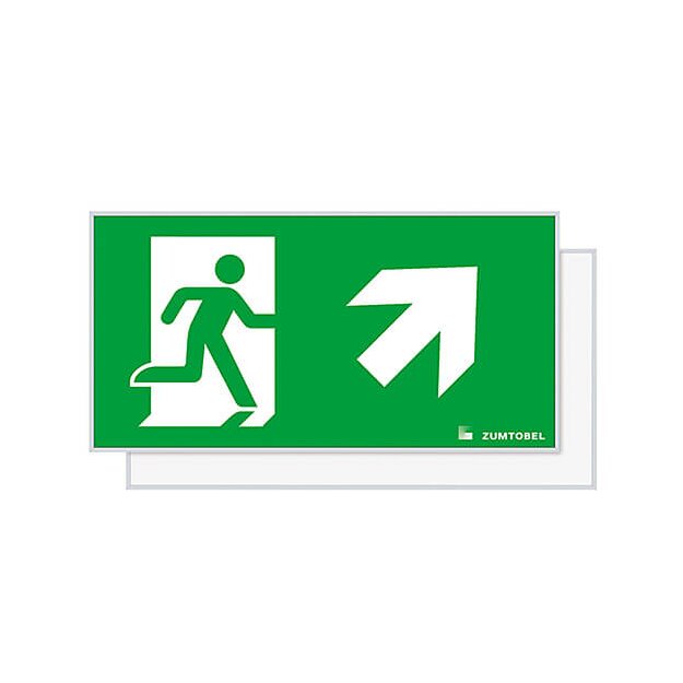 Zumtobel 22171538 Sicherheitszeichen PURESIGN 150 TEC-GP SP1-E002-UPR WH