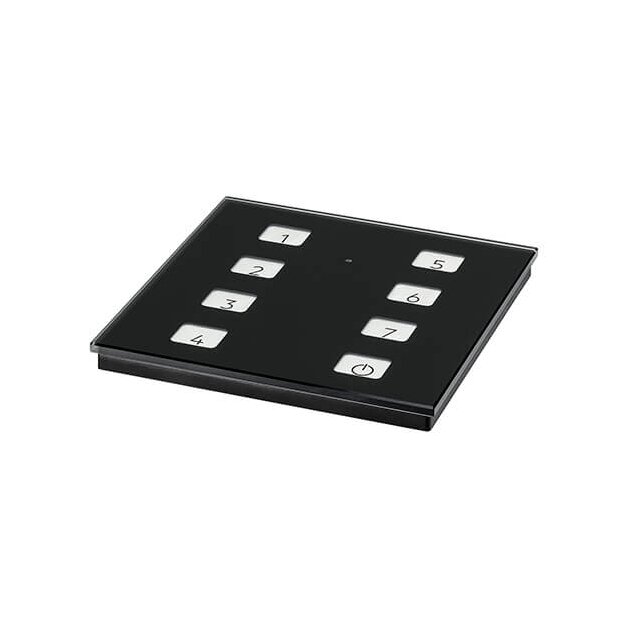 Zumtobel 28004783 Touchpanel mit 8 Tasten Touchpanel 8P DA2 BK