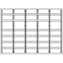 F-Tronic 7110717 Verteilerschrank VS5-6-RK 5-feldrig...