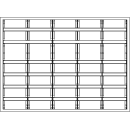 F-Tronic 7110717 Verteilerschrank VS5-6-RK 5-feldrig 6r...