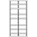 F-Tronic 7110719 Verteilerschrank VS2-7-RK 2-feldrig 7-reihig Reihenklemmen 1100x550x210mm