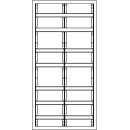 F-Tronic 7110719 Verteilerschrank VS2-7-RK 2-feldrig 7-reihig Reihenklemmen 1100x550x210mm