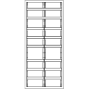 F-Tronic 7110724 Verteilerschrank VS2-8-RK 2-feldrig 8-reihig Reihenklemmen 1250x550x210mm