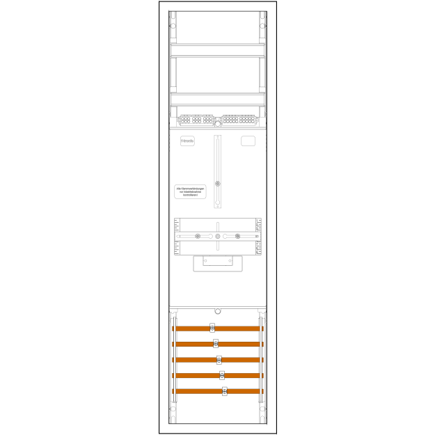 F-Tronic 7190000 Zählerplatz-Set 3HZ711 1 ZP