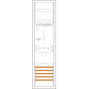 F-Tronic 7190000 Zählerplatz-Set 3HZ711 1 ZP