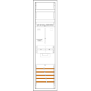 F-Tronic 7190000 Zählerplatz-Set 3HZ711 1 ZP
