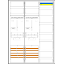F-Tronic 7190004 Zählerplatz-Set 3HZ732V 2 ZP 1 V