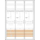F-Tronic 7190005 Zählerplatz-Set 3HZ733 3 ZP