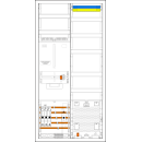 F-Tronic 7190056 Zählerplatz-Set 3HZ721APZ40D01 1 ZP 1 VAPZ inklusive APL SLS 40A SPVGD01 2 PPV 1 PL100