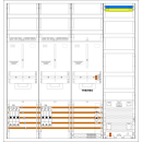 F-Tronic 7190689 Zählerplatz-Set 3HZ742TAPZ50B6 2 ZP 1 TRE 1 VAPZ inklusive APL 2 SLS 50A SPVGB6 2 PPV 1 PL150