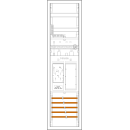 F-Tronic 7195012 Zählerplatz-Set 3HZ721APZ63B10 1 ZP...