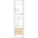 F-Tronic 7195012 Zählerplatz-Set 3HZ721APZ63B10 1 ZP...