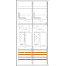 F-Tronic 7195015 Zählerplatz-Set 3HZ721APZ63B10ÜS 1 ZP 1 VAPZ inklusive APL SLS 63A ÜSS SPVGB10 2 PPV 1 PL100