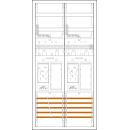 F-Tronic 7195015 Zählerplatz-Set 3HZ721APZ63B10ÜS 1 ZP 1 VAPZ inklusive APL SLS 63A ÜSS SPVGB10 2 PPV 1 PL100