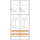 F-Tronic 7195015 Zählerplatz-Set 3HZ721APZ63B10ÜS 1 ZP 1 VAPZ inklusive APL SLS 63A ÜSS SPVGB10 2 PPV 1 PL100