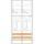 F-Tronic 7195015 Zählerplatz-Set 3HZ721APZ63B10ÜS 1 ZP 1 VAPZ inklusive APL SLS 63A ÜSS SPVGB10 2 PPV 1 PL100